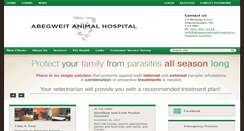 Desktop Screenshot of abegweitanimalhospital.ca